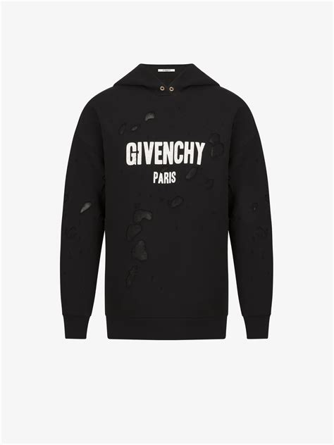 givenchy paris hoodies|givenchy paris sweatshirt destroyed.